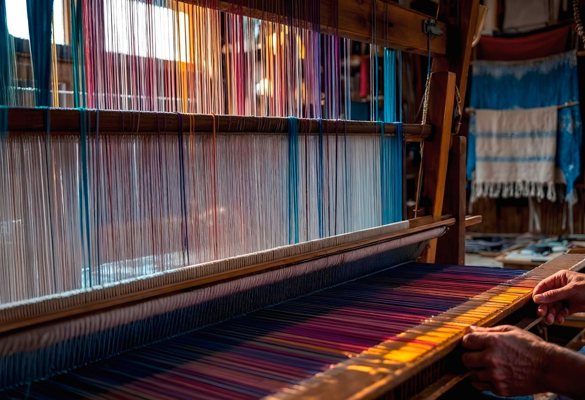 Weaving Jamdani